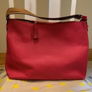 Boden Pink Leather Shoulder Bag